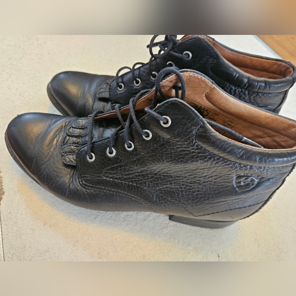 Ariat Brown and Black Leather Boots